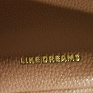 Like Dreams Dusty Rose Pink Quilted Backpack Gold Ring Convertible Purse Bag New